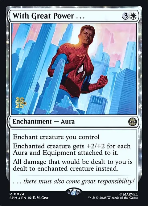 With Great Power . . ., card 24s from Marvel's Spider-Man Promos