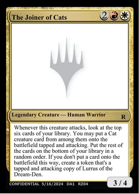 The Joiner of Cats, card RZ04h from Unknown Event