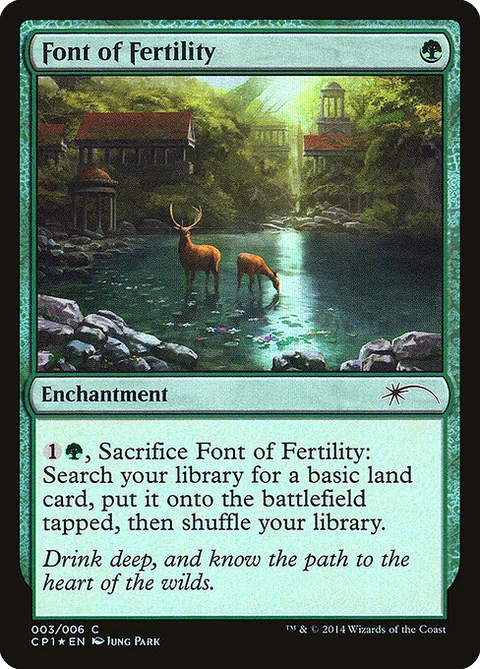 Font of Fertility, card 3 from Magic 2015 Clash Pack