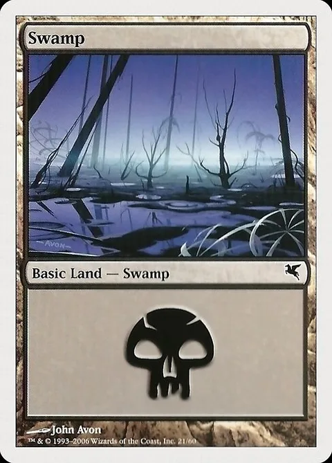 Swamp, card 21 from Hachette UK