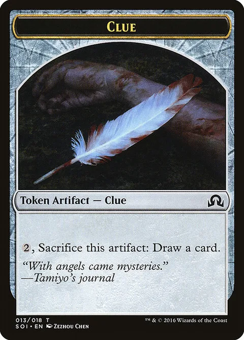 Clue, card 13 from Shadows over Innistrad Tokens