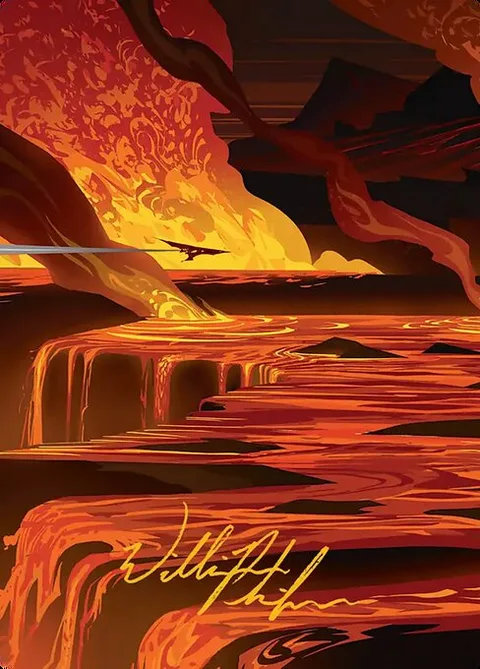 Blast Zone // Blast Zone, carte 48 de Edge of Eternities Art Series