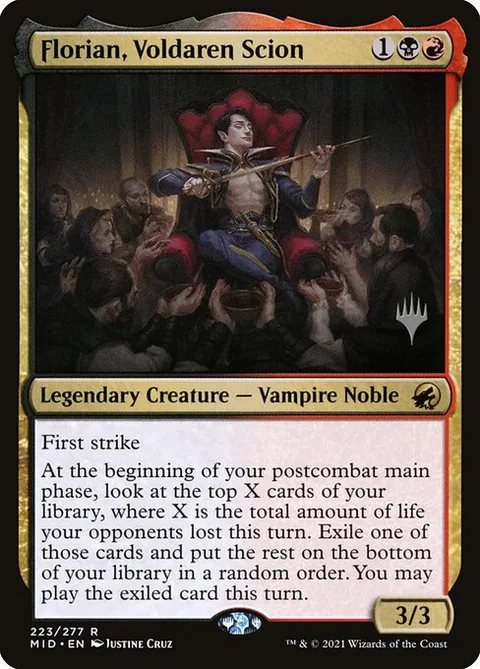 Florian, Voldaren Scion, carte 223p de Innistrad: Midnight Hunt Promos