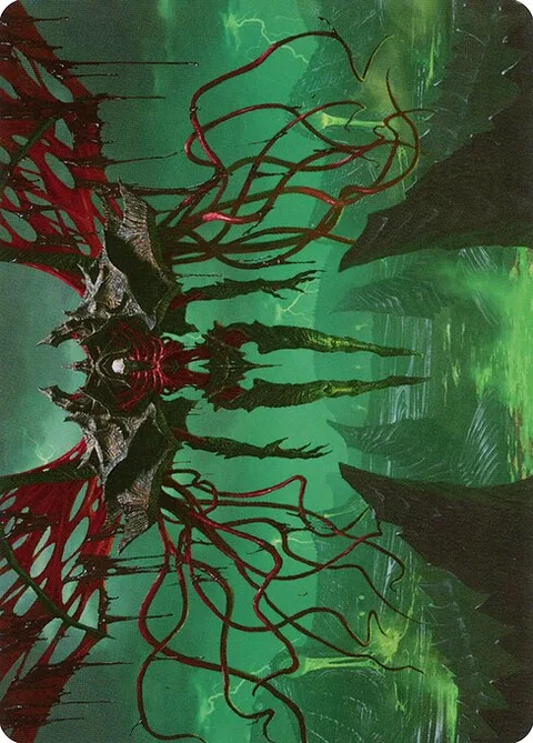 Archfiend of the Dross // Archfiend of the Dross, carte 18 de Phyrexia: All Will Be One Art Series