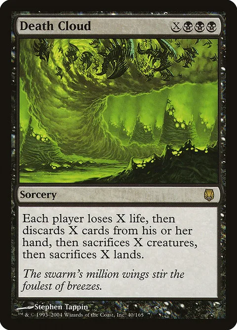 Death Cloud, card 40 from Darksteel
