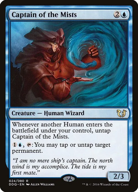 Captain of the Mists, card 24 from Duel Decks: Blessed vs. Cursed