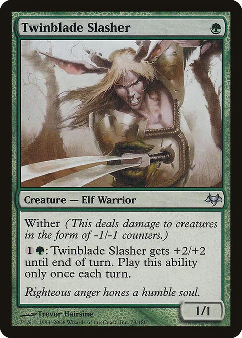 Twinblade Slasher, card 79 from Eventide