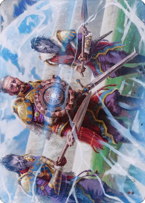 Argivian Phalanx // Argivian Phalanx, card 3 from Dominaria United Art Series