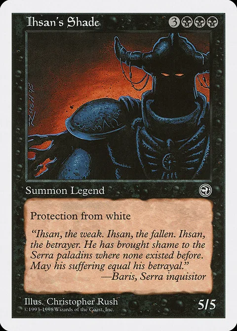 Ihsan's Shade, card 25 from Anthologies