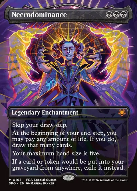Necrodominance, card 165 from Special Guests
