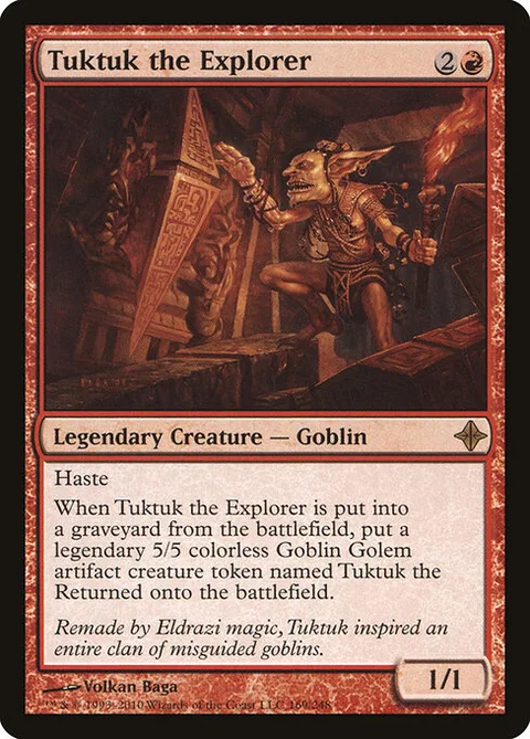 Tuktuk the Explorer, carte 169 de Rise of the Eldrazi