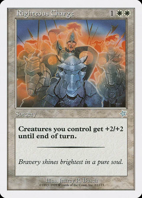 Righteous Charge, carte 22 de Starter 1999