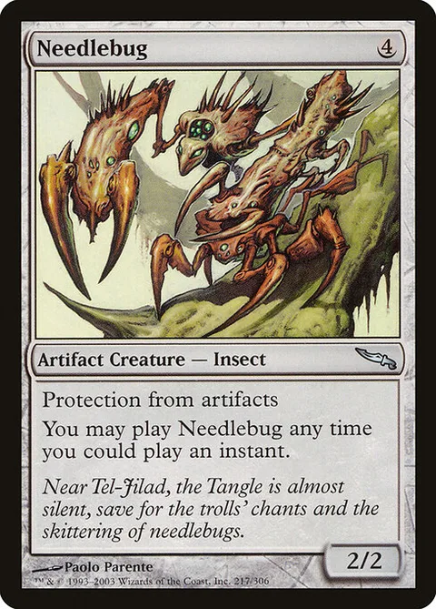 Needlebug, carte 217 de Mirrodin