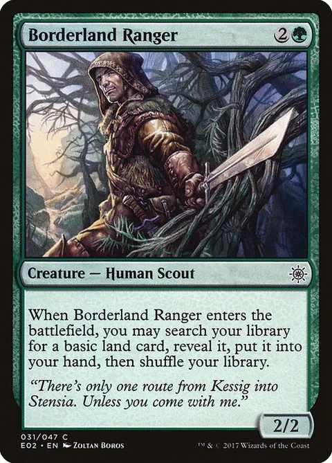 Borderland Ranger, card 31 from Explorers of Ixalan