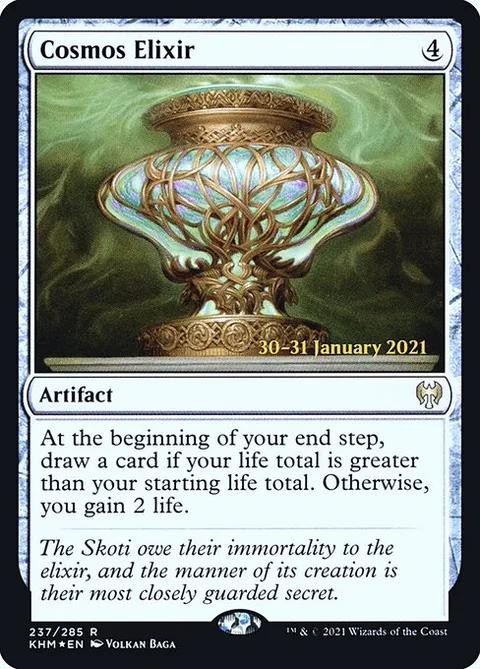 Cosmos Elixir, card 237s from Kaldheim Promos