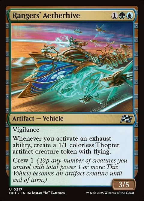 Rangers' Aetherhive, card 217 from Aetherdrift