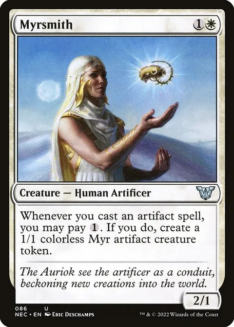 Myrsmith, card 86 from Neon Dynasty Commander