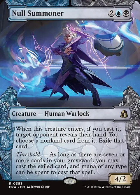 Null Summoner, card 353 from Reality Fracture