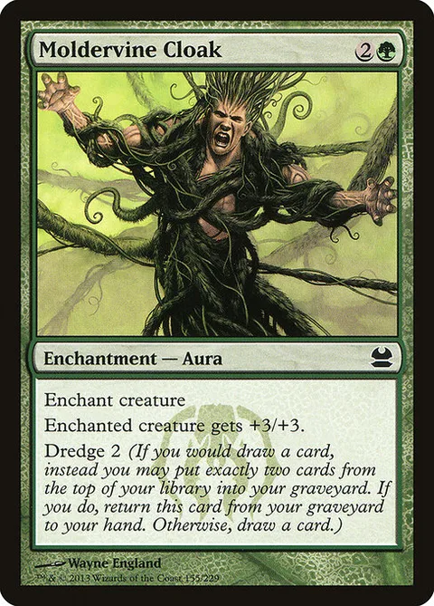 Moldervine Cloak, card 155 from Modern Masters