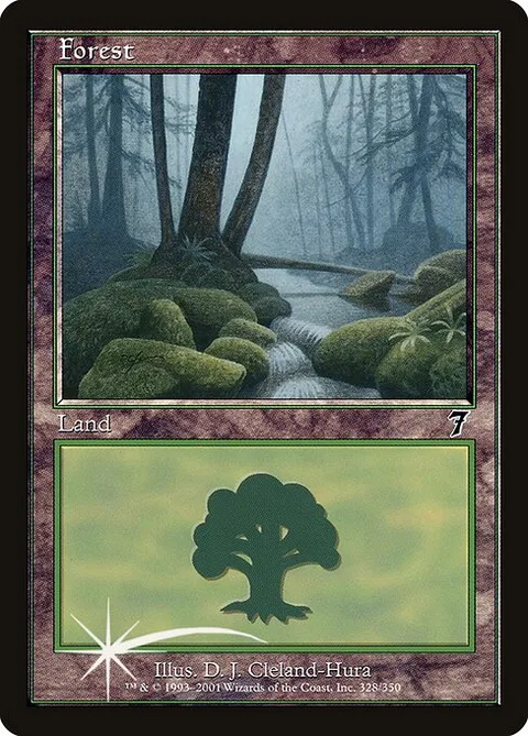 Forest, carte 328★ de Seventh Edition