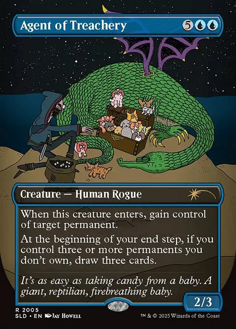 Agent of Treachery, card 2005 from Secret Lair Drop