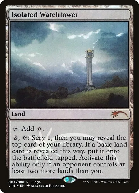 Isolated Watchtower, carte 4 de Judge Gift Cards 2019