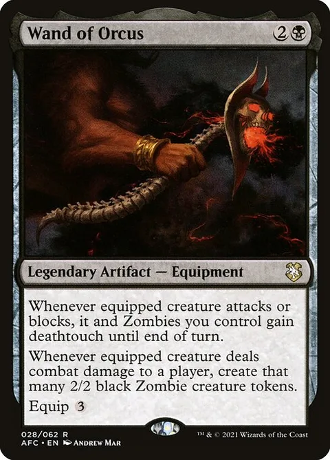 Wand of Orcus, carte 28 de Forgotten Realms Commander