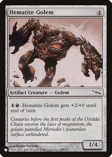 Hematite Golem, card MRD-185 from The List