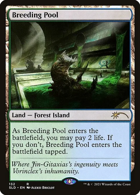 Breeding Pool, card 132 from Secret Lair Drop