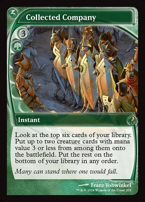 Collected Company, carte 203 de Mystery Booster 2