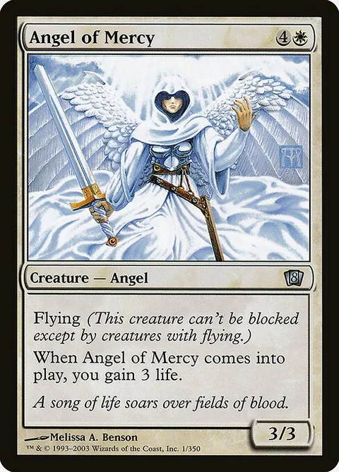 Angel of Mercy, card 1★ from Eighth Edition