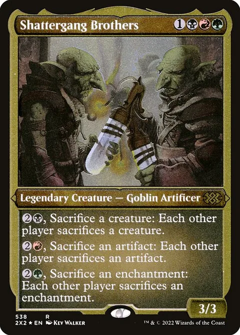 Shattergang Brothers, card 538 from Double Masters 2022