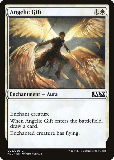 Angelic Gift, card 5 from Core Set 2020