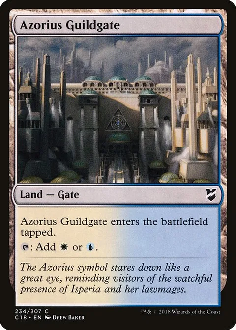 Azorius Guildgate, carte 234 de Commander 2018