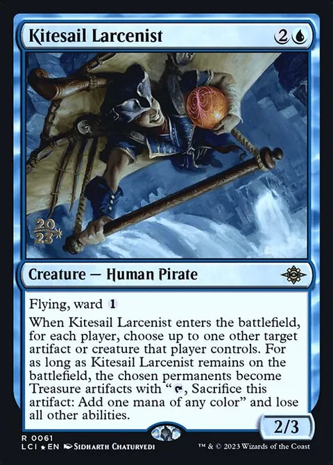 Kitesail Larcenist, carte 61s de The Lost Caverns of Ixalan Promos