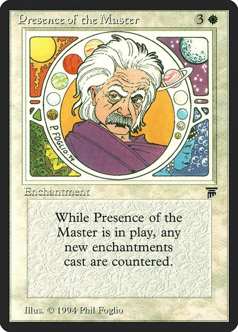 Presence of the Master, carte 31 de Legends