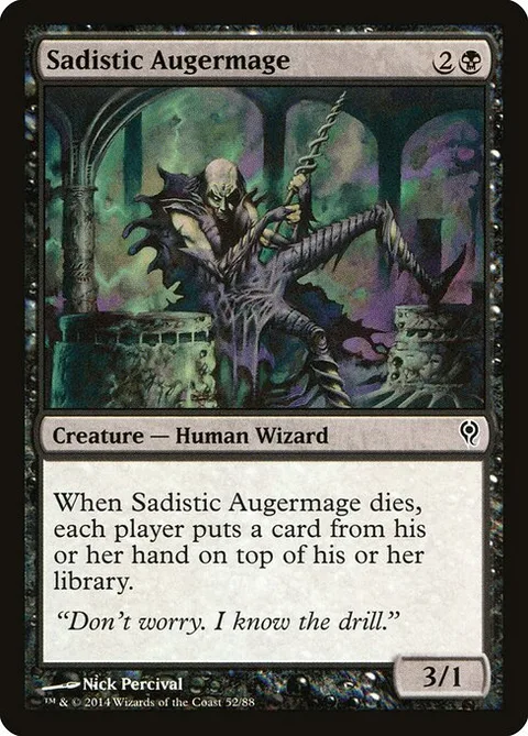 Sadistic Augermage, card 52 from Duel Decks: Jace vs. Vraska