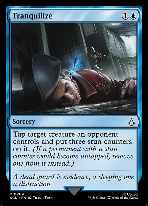 Tranquilize, card 284 from Assassin's Creed