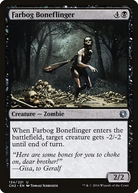 Farbog Boneflinger, card 134 from Conspiracy: Take the Crown