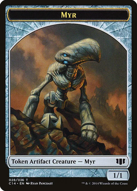 Myr, carte 28 de Commander 2014 Tokens