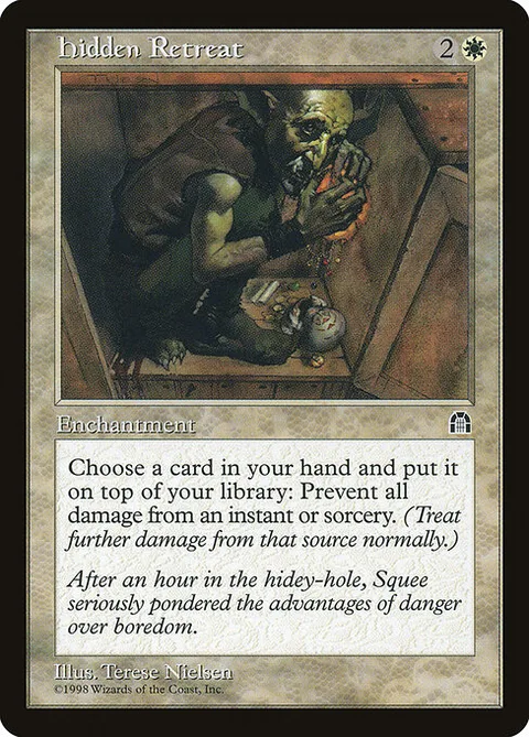 Hidden Retreat, card 6 from Stronghold