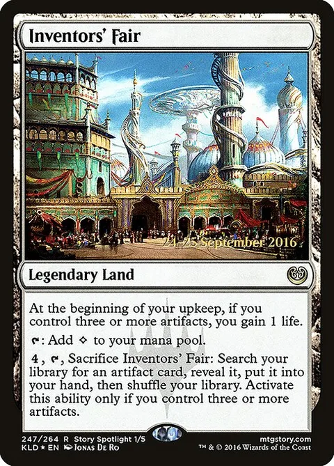 Inventors' Fair, card 247s from Kaladesh Promos