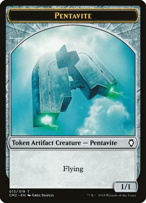 Pentavite, card 13 from Commander Anthology Volume II Tokens