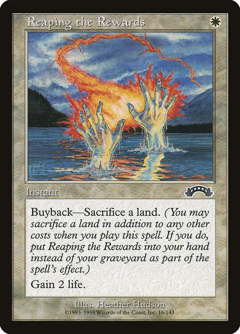 Reaping the Rewards, card 16 from Exodus