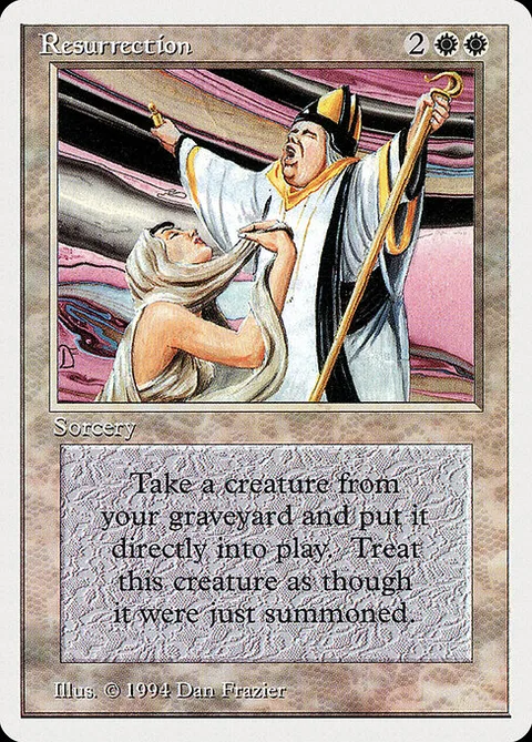 Resurrection, carte 34 de Summer Magic / Edgar