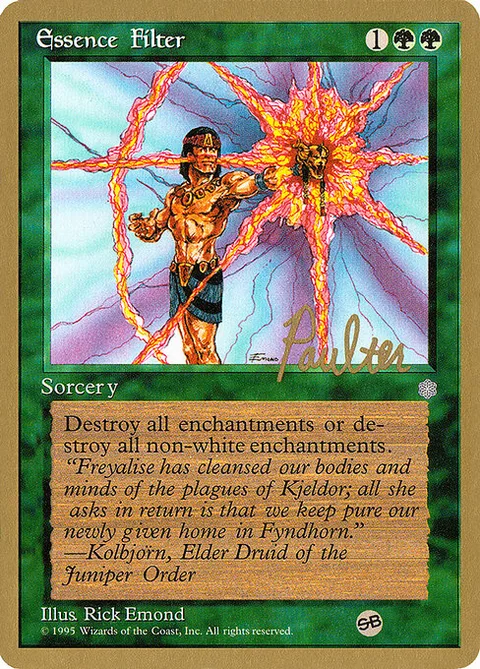 Essence Filter, card pp233sb from Pro Tour Collector Set