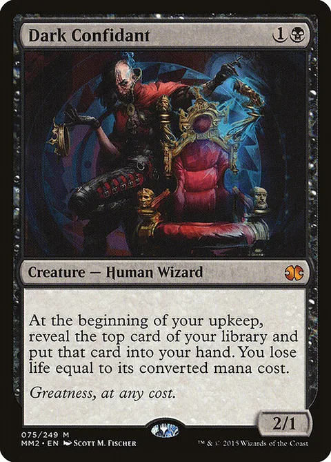 Dark Confidant, card 75 from Modern Masters 2015
