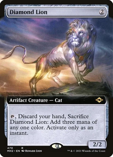 Diamond Lion, card 470 from Modern Horizons 2