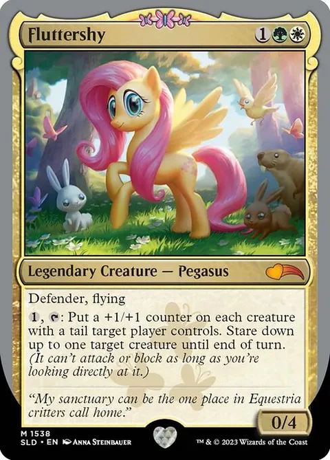 Fluttershy, carte 1538 de Secret Lair Drop