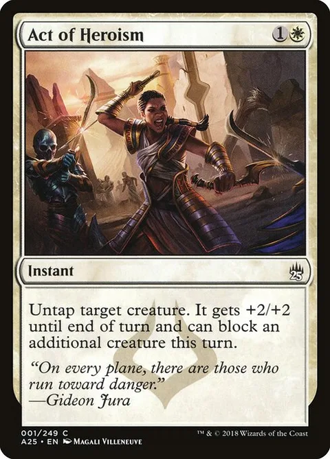 Act of Heroism, carte 1 de Masters 25